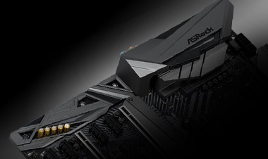 ASRock X470 Motherboard's Left Side